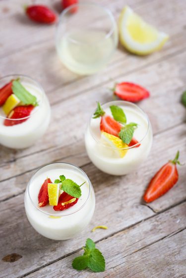 Panna Cotta Au Citron Et Limoncello Recette Italienne Facile Et