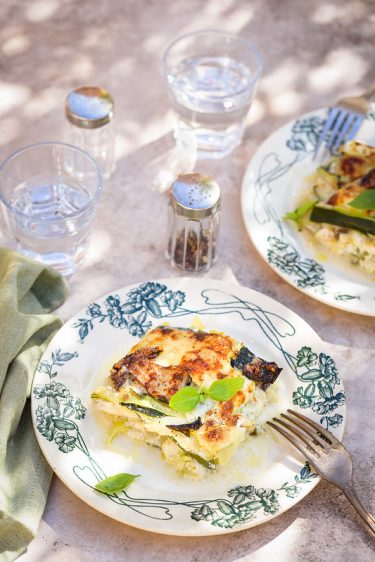 Lasagnes De Courgettes Et Champignons Au Fromage Sans P Te Recette