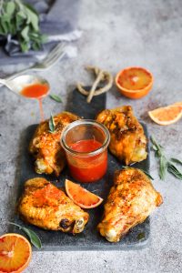 Hauts De Cuisses De Poulet R Ties L Orange Recette Facile Un