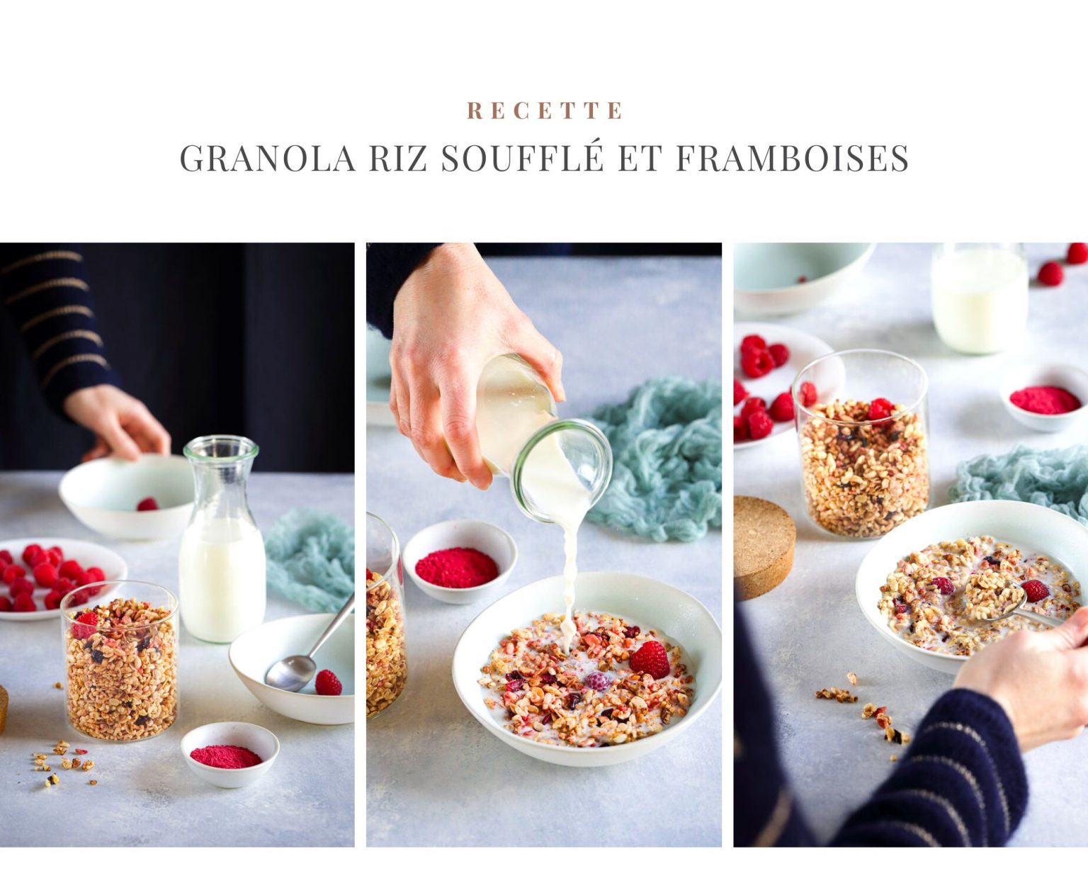 Granola Maison Au Riz Souffl Cranberries Et Framboises Recette