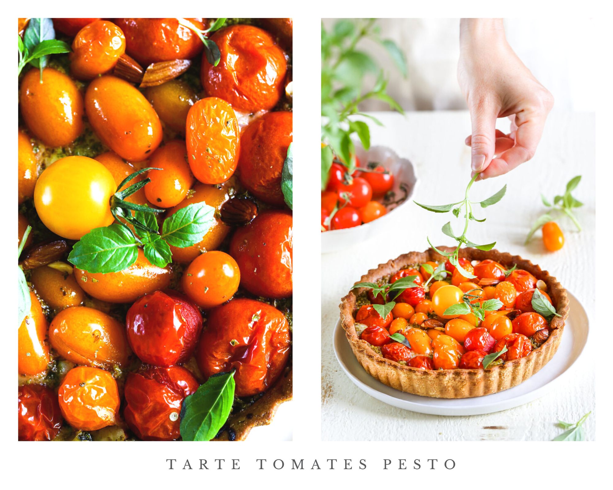 Tarte Aux Tomates Et Pesto Recette Italienne Facile Et Vid O Un