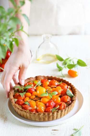 Tarte Aux Tomates Et Pesto Recette Italienne Facile Et Vid O Un