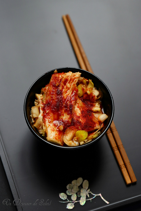 Kimchi maison - Un déjeuner de soleil