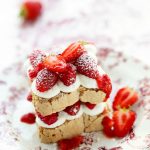 angel food cake blancs oeufs farci ricotta fraises