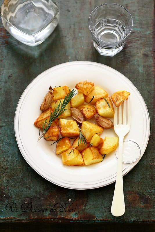 Pommes de terre rôties à la graisse de canard - Un déjeuner de soleil