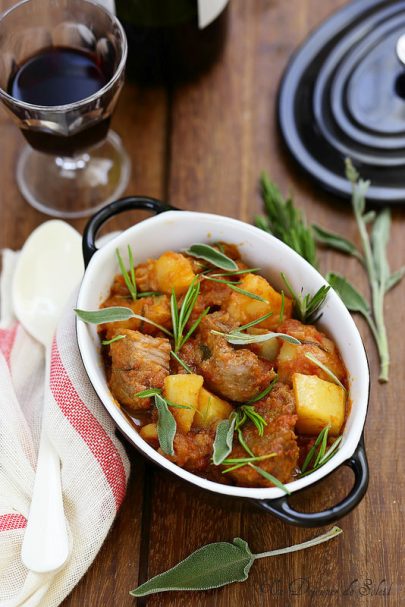 Sauté de veau à l’italienne (spezzatino)