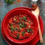 taktouka ou tchachouka salade marocaine tomate poivrons