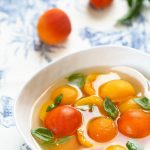 abricots sirop basilic