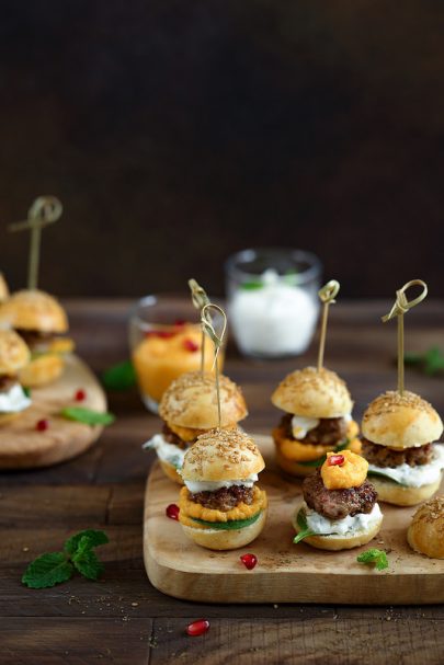 Mini burgers d’agneau