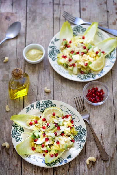 Salade d’endives et avocat