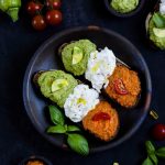 Crostinis italiens pesto tomates courgettes burrata sans cuisson