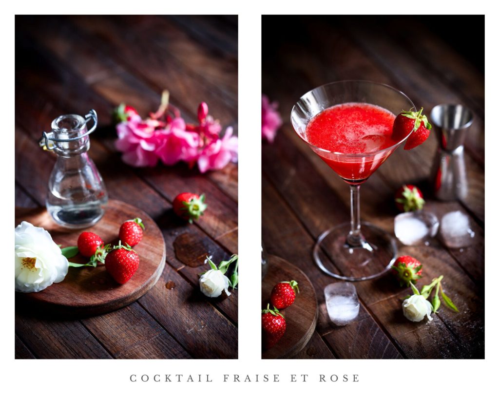 cocktail fraise rose recette
