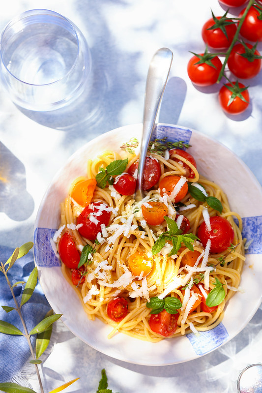 pates deux tomates ricotta salee recette italienne