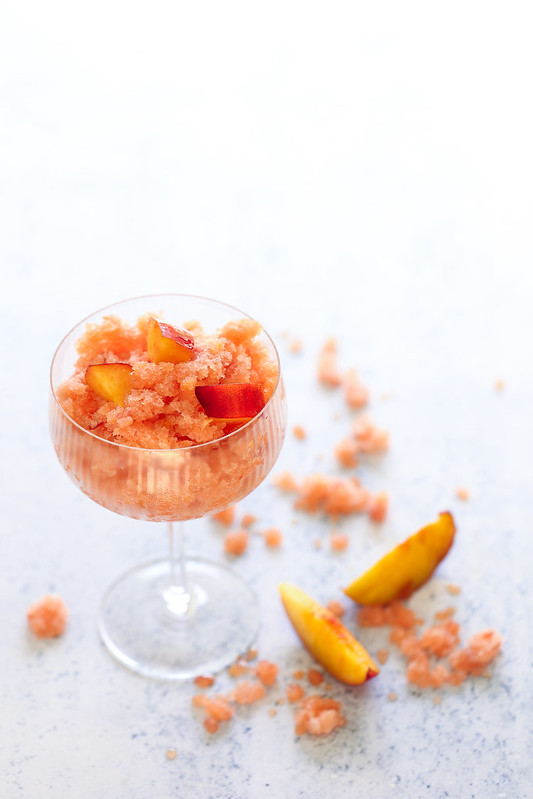 granite nectarine prosecco recette italienne