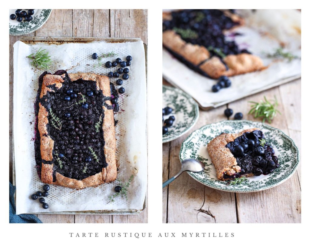 tarte myrtilles sans moule video recette