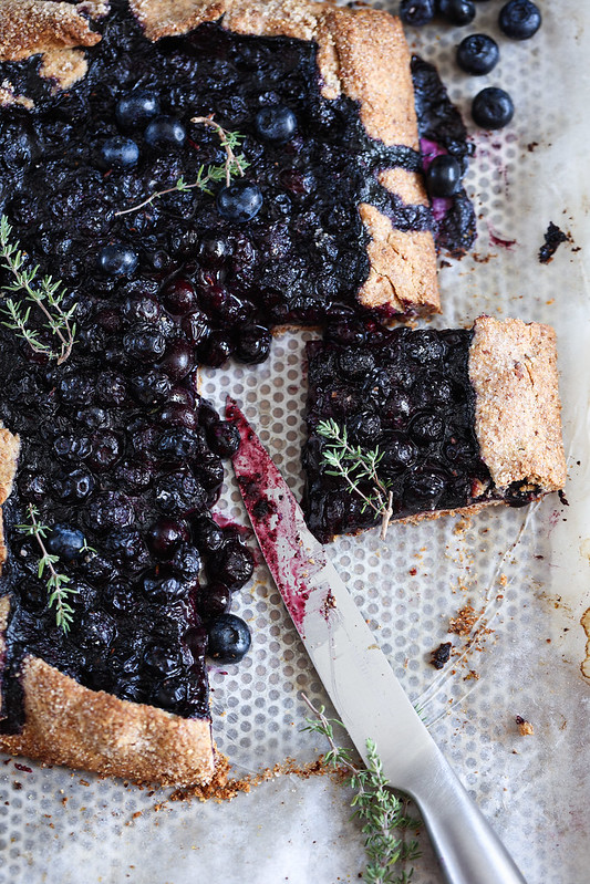 tarte rustique myrtilles recette