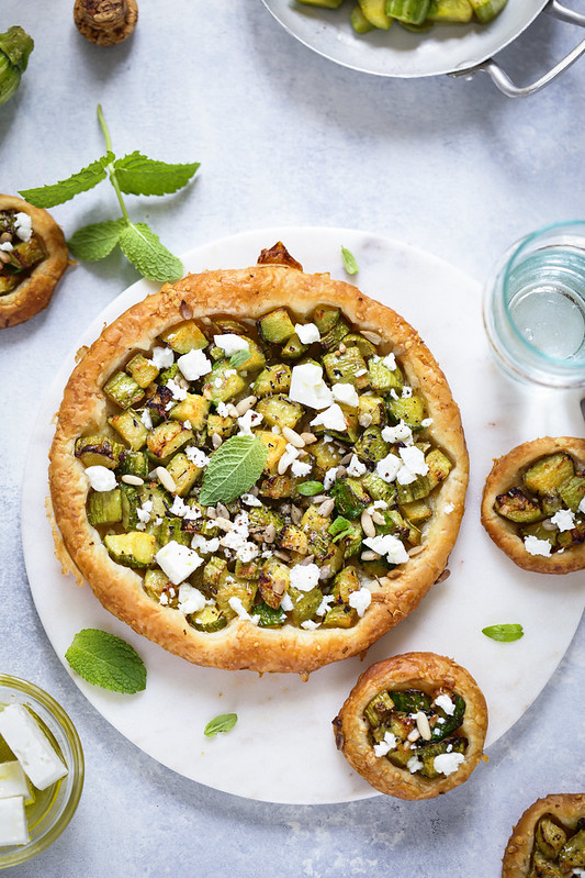 Six tartes salées aux légumes d’été