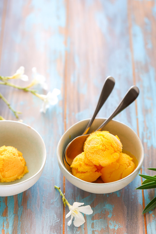 Sorbet à la mangue