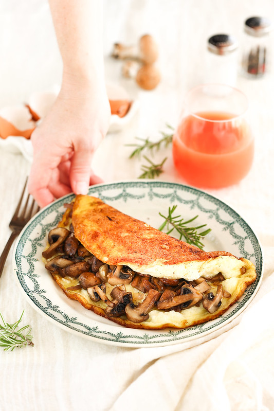 omelette champignons pas chere