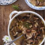 soupe champignons haricots blancs toscane