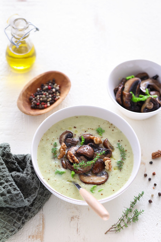 soupe fenouil champignons vegan