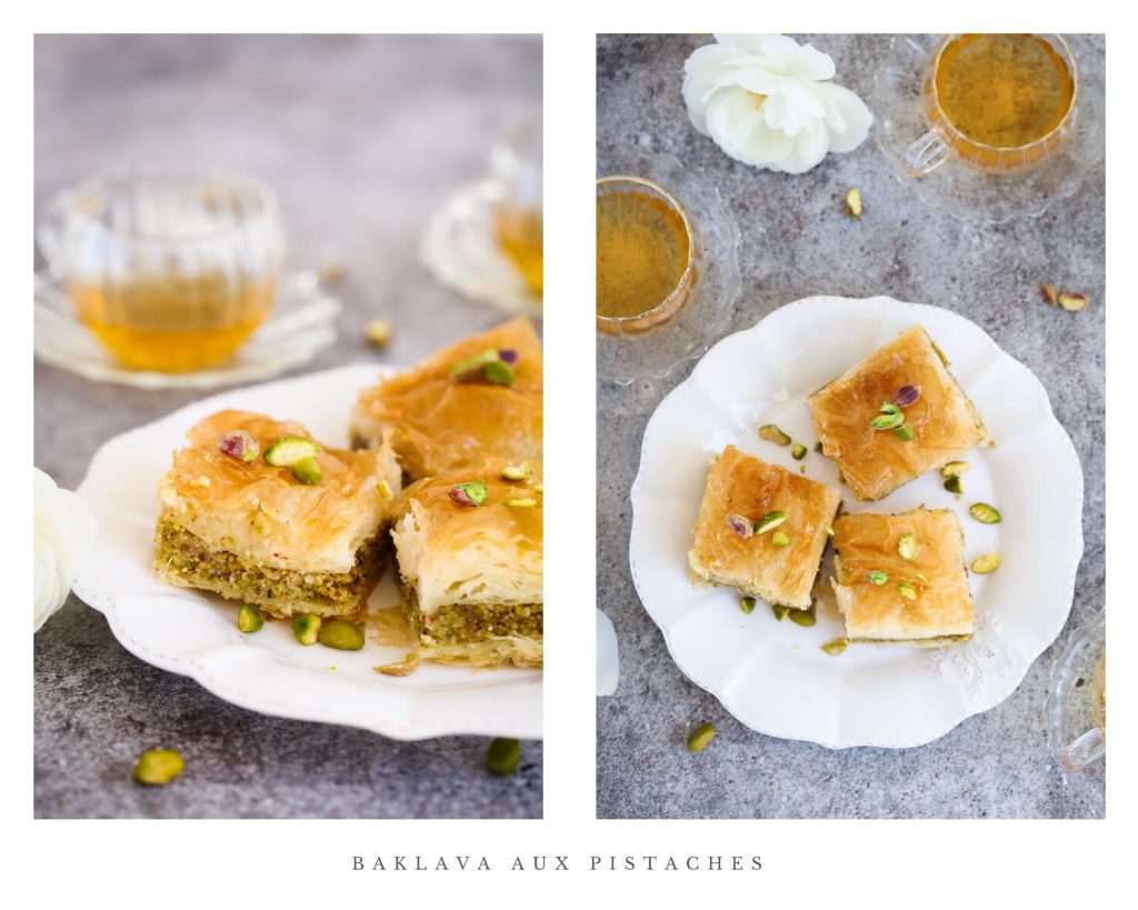 baklava pistache noix recette