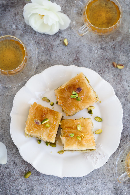 baklava pistache amandes recettes