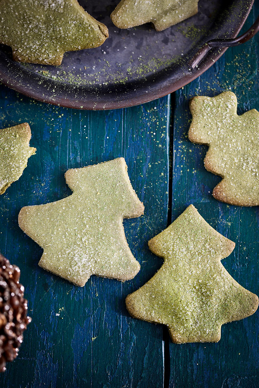 biscuits sables matcha noel