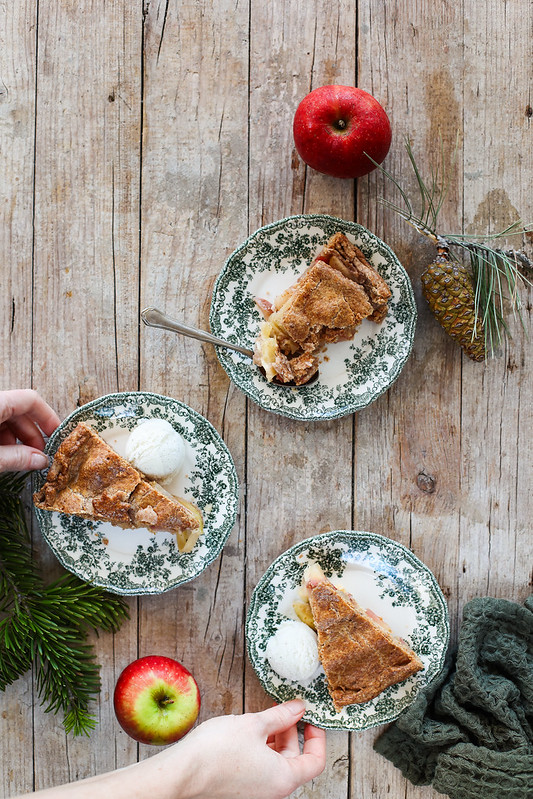 Tourte pommes brie