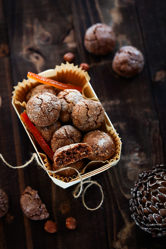 amaretti noisettes orange