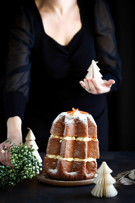 pandoro farci creme recette italienne