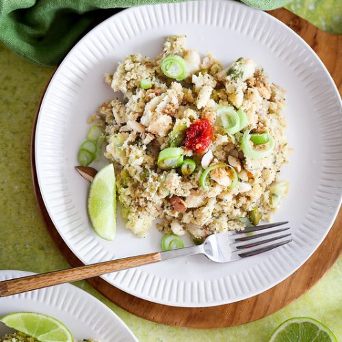 chou fleur saute gingembre facon riz recette legere