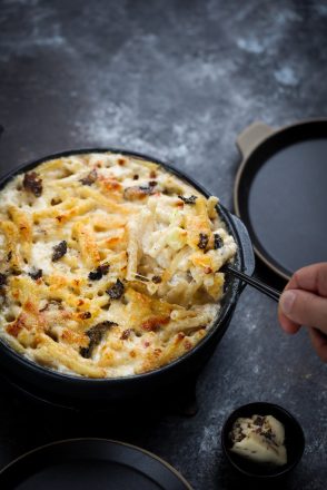 Mac and cheese au brebis et à la truffe