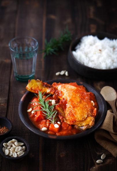 Mafé poulet (à la sauce de cacahouètes)