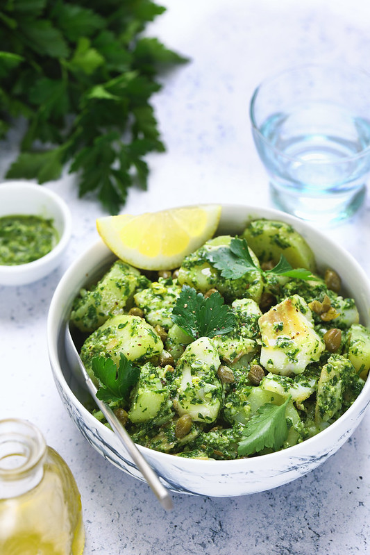 Salade italienne de morue et pommes de terre