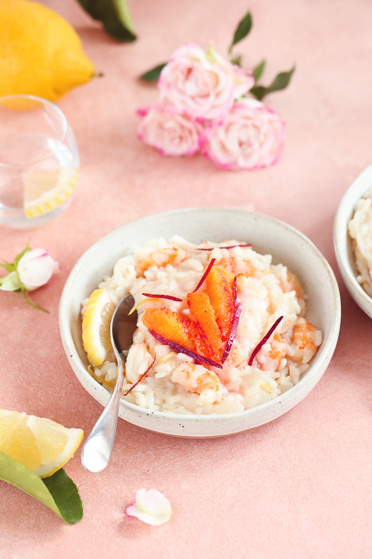 risotto citron crevettes